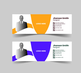 Premium email signature design template