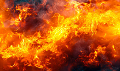 Fototapeta premium Abstract Fiery Smoke Background Seamless Texture for Graphic Resources and Art Projects
