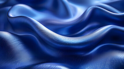 Obraz premium Abstract 3D Blue Waves Background