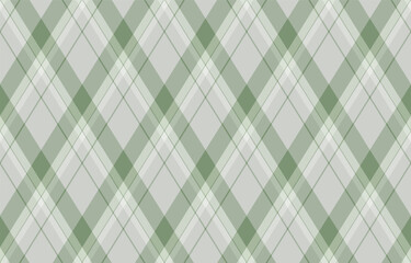 Argyle pattern of geometric rhombus. Harlequin check wallpaper design. Classic diamond shaped textile material for web background, print fabric clothing, sweater, wrapping paper, gift card, invitation