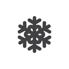 Snowflake vector icon