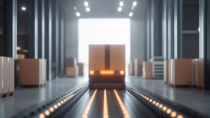 Automated Package Delivery System in Warehouse