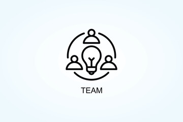 Team Vector  Or Logo Sign Symbol Illustration