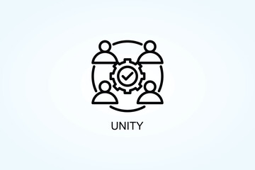 Unity Vector  Or Logo Sign Symbol Illustration
