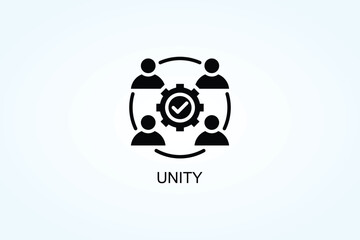 Unity Vector  Or Logo Sign Symbol Illustration