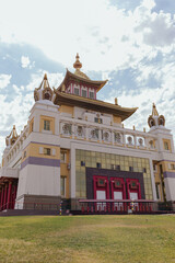 Obraz premium A beautiful Buddhist datsan in Kalmykia. Russia