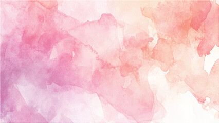 Abstract watercolor pastel background. Pink soft watercolor abstract texture. Cute Abstract Splash Watercolour Background. 