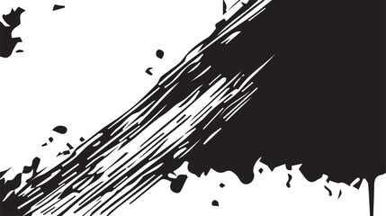 Rustic splash vector texture. Abstract background. Weathered surface and shape. Dirty and damaged backdrop. Vector graphic illustration with transparent white.