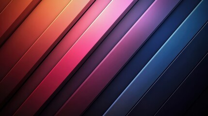 Obraz premium Diagonal Lines in Gradient, a series of uniform lines creating a visually soothing gradient effect, enhancing depth and motion in design.