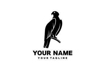American Bird Wildlife Illustration Logo Design