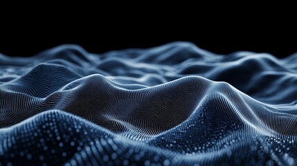 Captivating Waves of Digital Particles in the Dark