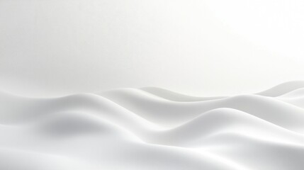 Obraz premium Abstract White Wavy Texture Background Design