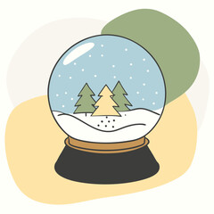 A new year with snow globes