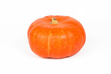 orange pumpkin isolated on white
