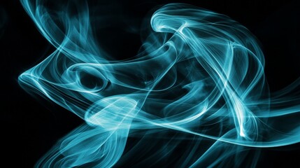 Obraz premium Mesmerizing Ethereal Wisps: A Captivating Swirl of Liquid Light