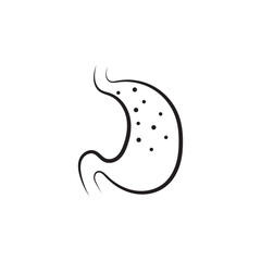 Fototapeta premium Stomach care icon designs concept vector illustration