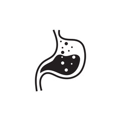 Stomach care icon designs concept vector illustration