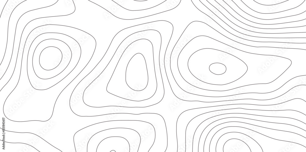 Aufkleber abstract design with seamless pattern with lines topographic map. geographic mountain relief. the wh