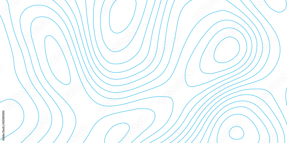 Poster abstract design with seamless pattern with lines topographic map. geographic mountain relief. retro 