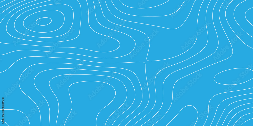 Poster abstract design with seamless pattern with lines topographic map. geographic mountain relief. retro 