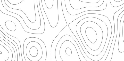 Abstract design with seamless pattern with lines topographic map. geographic mountain relief. the white on black contours topography stylized height of the lines. geographic contour map paper texture.