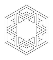 Mandala mit Stern