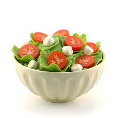 Fresh Caprese Salad with Mozzarella and Cherry Tomatoes
