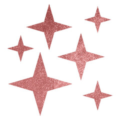 Obraz premium Pink sparkle png sticker, glittery effect in aesthetic design, transparent background