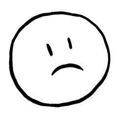 Moody png emoji doodle, illustration, off white design