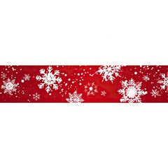 Red christmas banner with snowflakes, Christmas Background, Christmas Decoration, New Year's eve