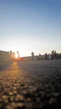 Sunset bridge