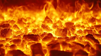 Blazing Inferno: A Mesmerizing Display of Fiery Passion