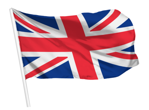 United Kingdom, UK flag png waving, national symbol graphic