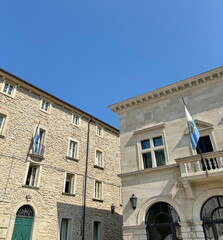 It is impossible to believe that these neat snow-white buildings in the central Liberty Square in San Marino are almost seven hundred years old.