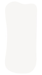 PNG white organic shape transparent background