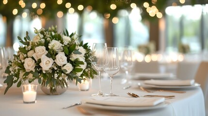 Wedding etiquette class focused on thank-you note writing, with elegant stationery, calligraphy pens, and guests learning the importance of post-wedding gratitude etiquette in a formal setting 