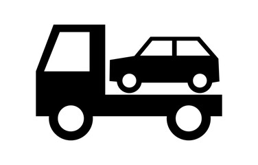 auto pomoc drogowa - holowanie samochodu ikona