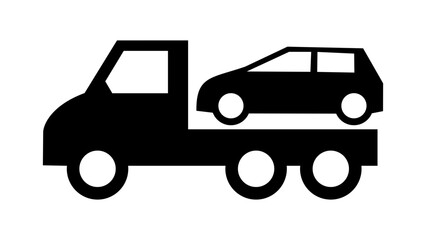 auto pomoc drogowa - holowanie samochodu ikona © robert6666