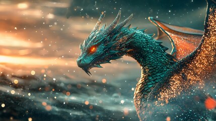 Customizable Fantasy Dragon   An Evolving Virtual Pet in a Digital Landscape