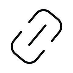 link icon with a white background