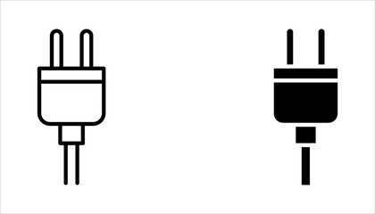 Obraz premium mobile charger Flat icon set. vector illustration on white background