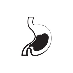 Stomach care icon designs concept vector illustration