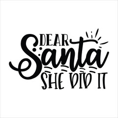 Dear Santa she did it