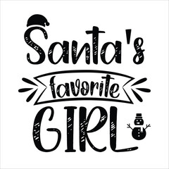 Santa's favorite girl