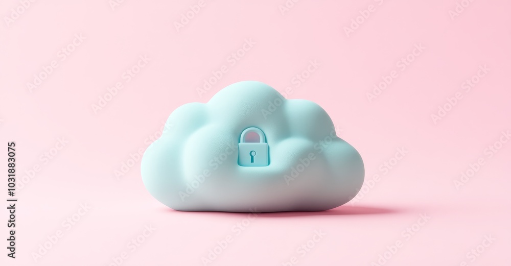 Poster a blue safe lock password bubble message security symbol and a private open key safe are featured in