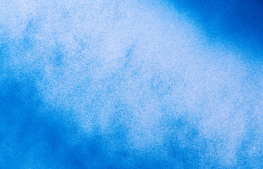 スプレー塗料で塗られた青色の背景