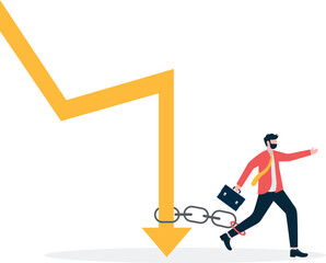 Bankruptcy, investment loss, failed business, business crisis or risk,

