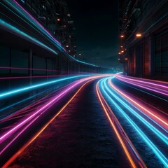 abstract speed light