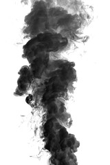 Black smoke effect design element
