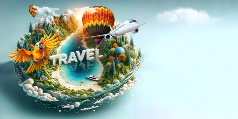 Travel Trips For Tourism Promotion And Advertising Your Tourism Business, travel Background,nature Background.